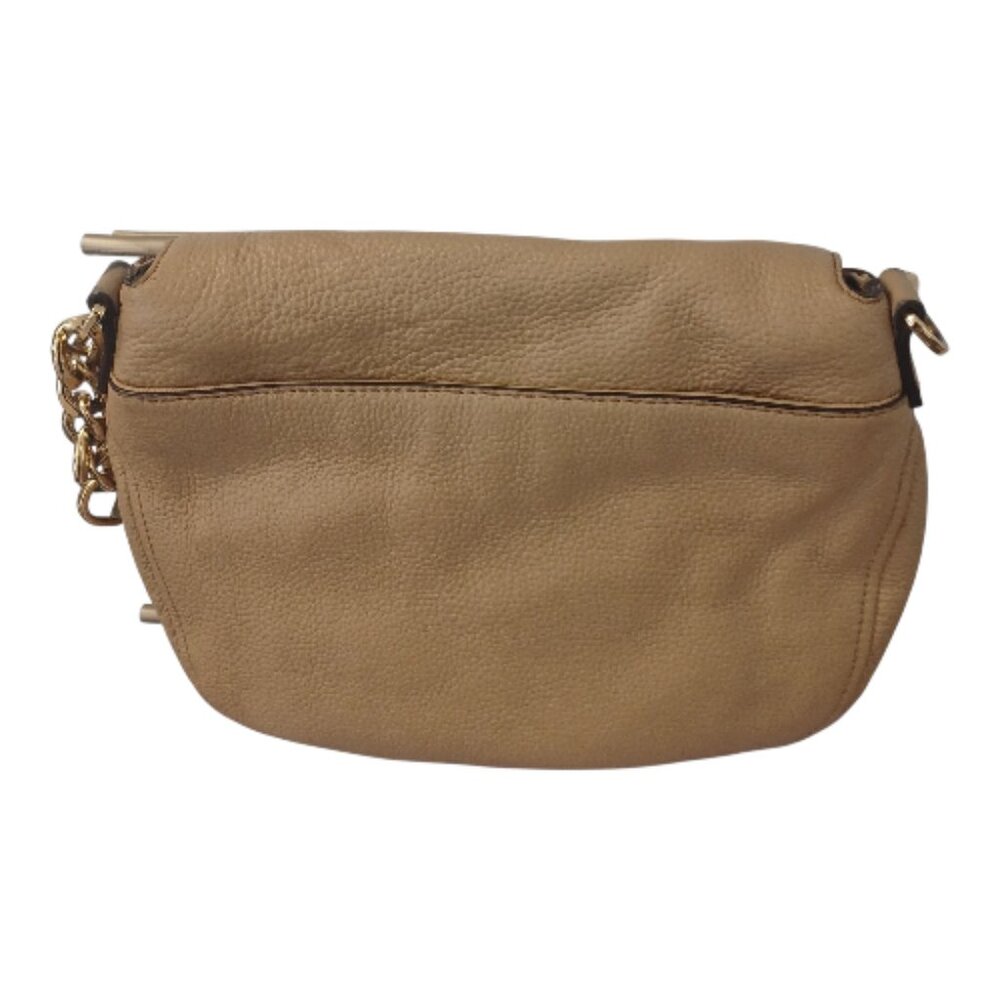 Michael Kors Bedford Cream Beige Pebbled Leather Crossbody Bag - Picture 5 of 13